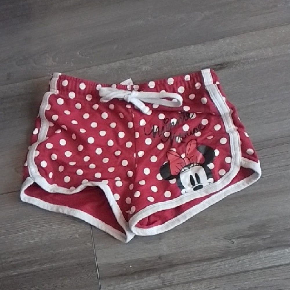 Disney Minnie Mouse Red Polka Dot Kids Shorts